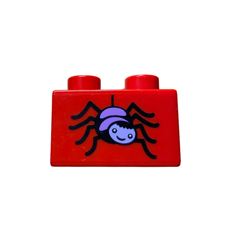 Motivstein Spinne 2x2 Noppen 