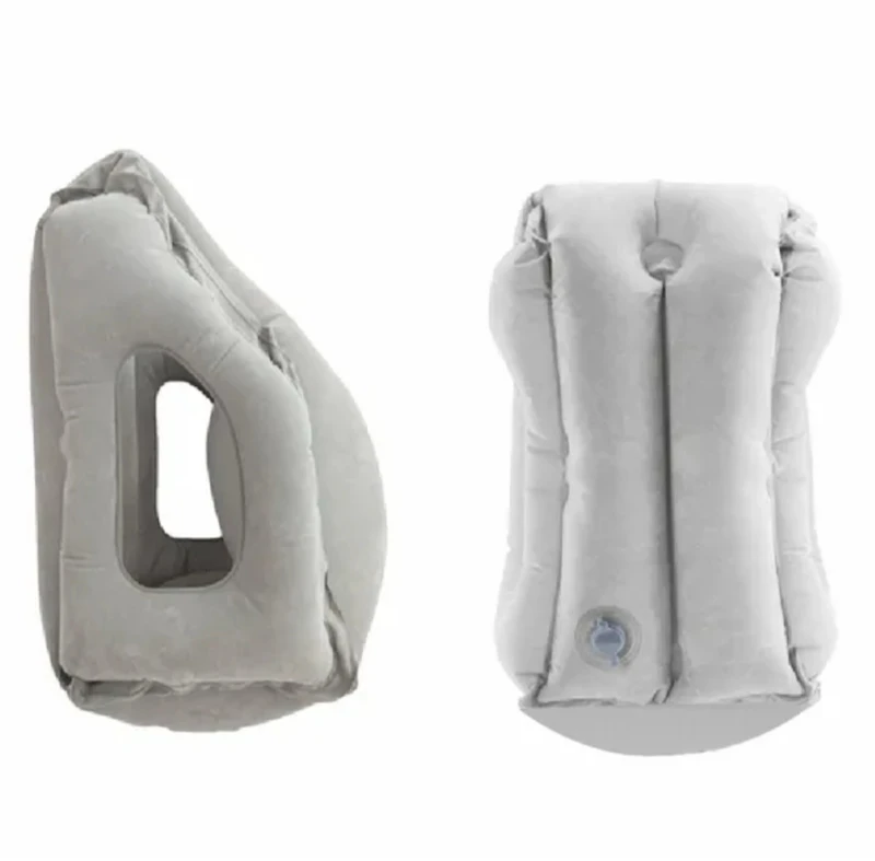 Inflatable Travel Pillow Office Nap Pillow Portable Cushion Neck Pillow Airplane Flight Outdoor Sleeping Bag Train Pillow Sleep