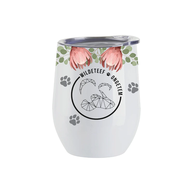Wildeteef Protea Wine Tumbler