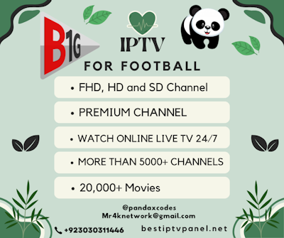 BEST B1G IPTV FOR FOOTBAAL