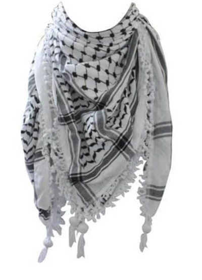 Palestinian Keffiyeh Shemagh for men women Head Scarf Neck Handmade, Arab kufiya Shemag Tactical wrap Desert 100% Cotton face mask