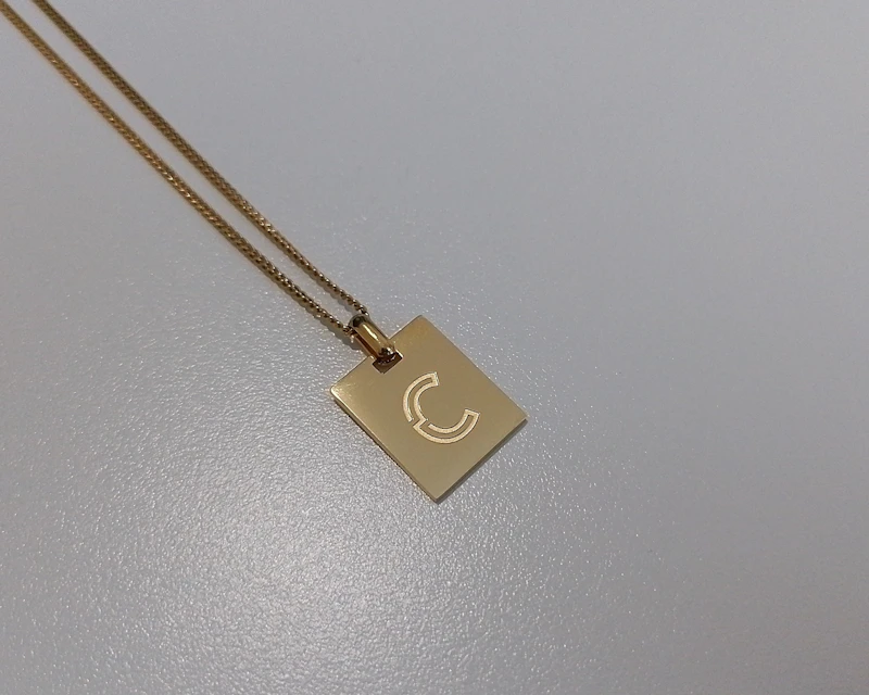 ORO Initial Necklace