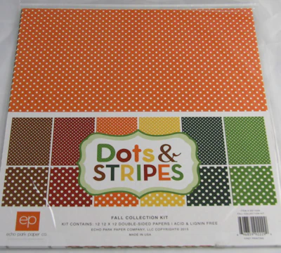 Dots & Stripes Scrapbook-Set "Herbst"