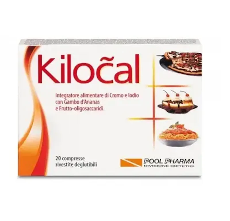 Kilocal Integratore Alimentare di Cromo e Iodio - 20 Compresse