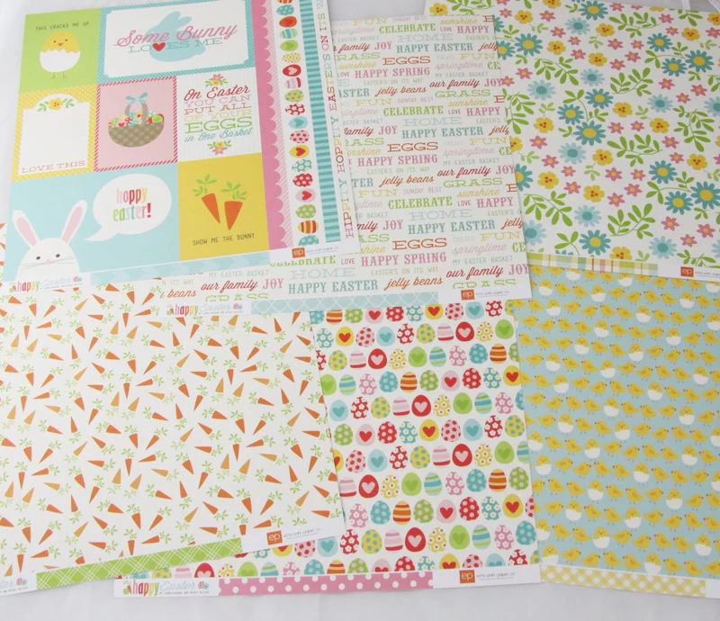 Scrapbook-Set "Happy Easter", Ostern