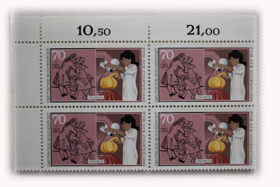 Robbert´s Briefmarken Deutschland MiNr. 1276 Jugend : Handwerksberufe, V-Block postfrisch
