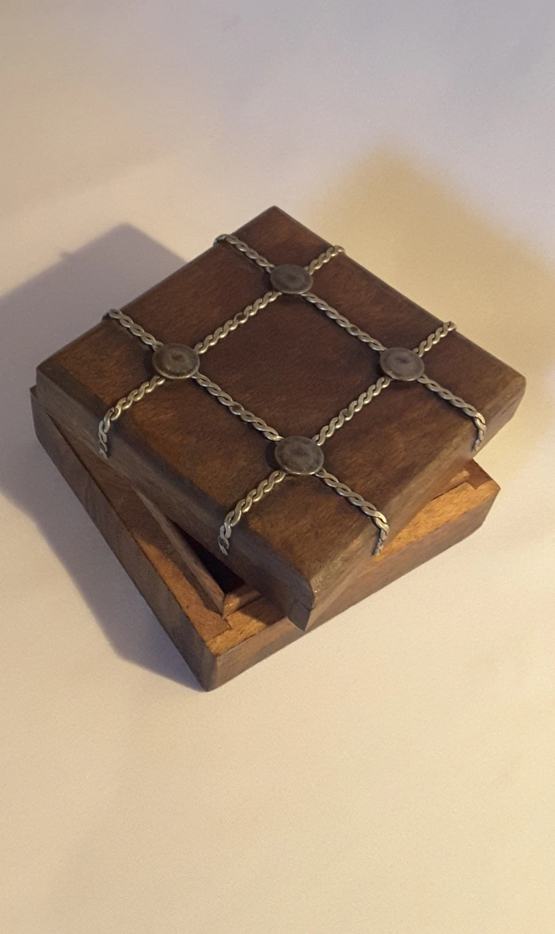 Wooden Trinket & Jewelry Box Set, (Assortment of 3)
