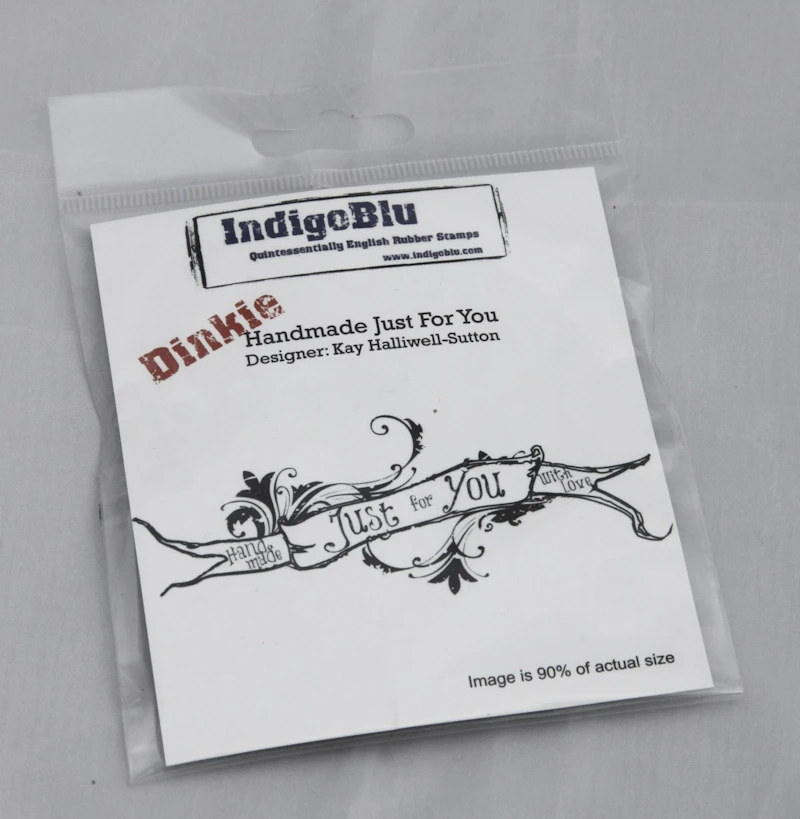 Indigo Blu Dinkie A7 Stempel "Just for you"