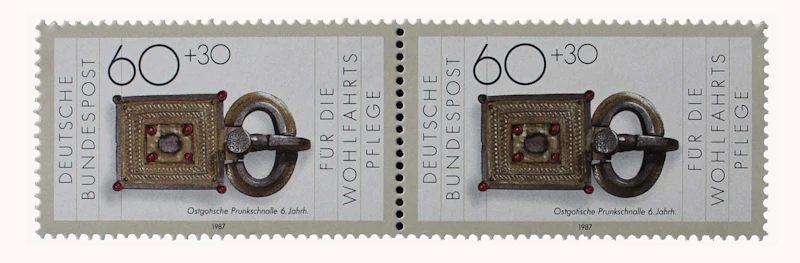 Robbert´s Briefmarken Deutschland MiNr. 1333-36, Wohlfahrt : Gold- und Silberschmiedekunst, Satz 2 mal postfrisch