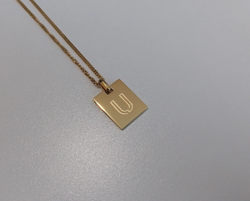 ORO Initial Necklace
