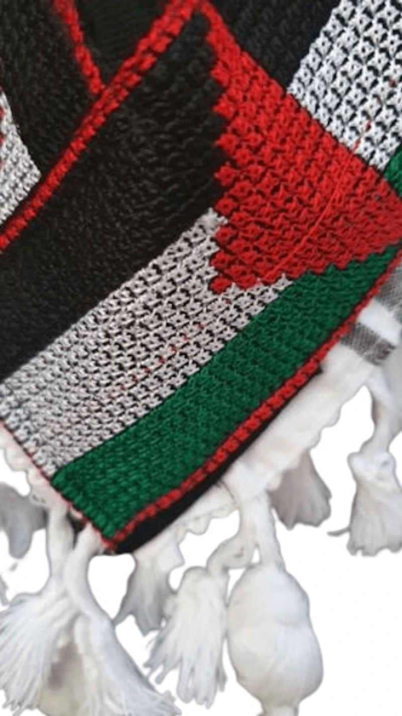 Palestine flag scarf White men/women shawl scarf head wrap
