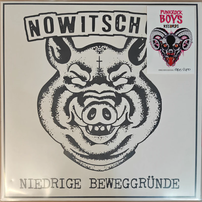 Nowitschok - Niedrige Beweggründe LP (PRBR exklusive Pressung, handnummeriert)
