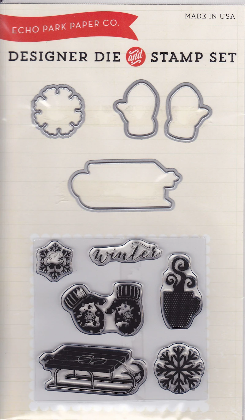 Die Cut - und Stempel - Set "Let it Snow"