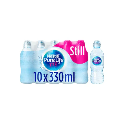 Nestle Pure Life Still Spring Water Sports Cap Bottles 10x330