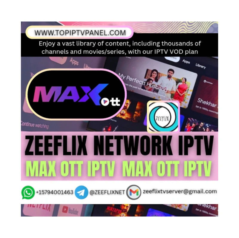MAX OTT IPTV PANEL 