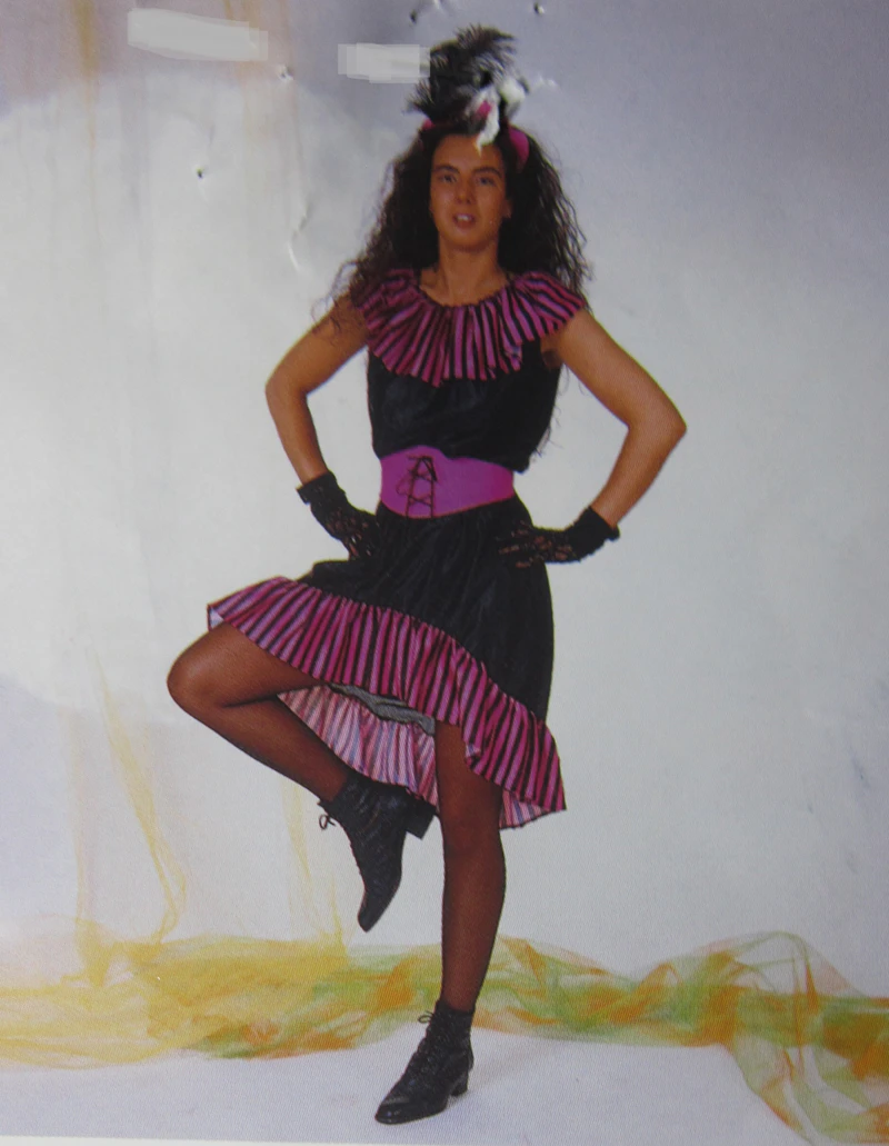 Kostüm Western-Lady Kleid Gr.40