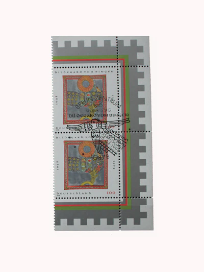 Robbert´s Briefmarken Deutschland R-2er Stück MiNr. 1981 "900. Geburtstag von Hildegard v. Bingen" mit SSt