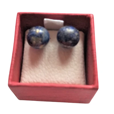 Edelsteinohrringe Lapislazuli