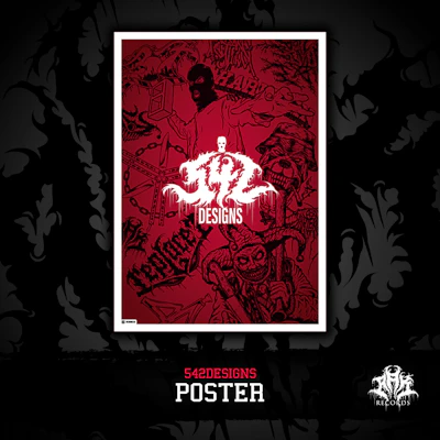 542 DESIGNS POSTER [DIFFERENT ARTWORKS]