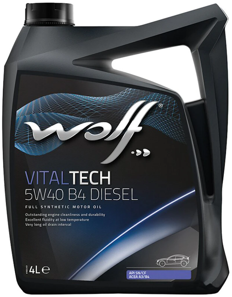 Wolf Vitaltech 5W40 B4 Diesel - 4L