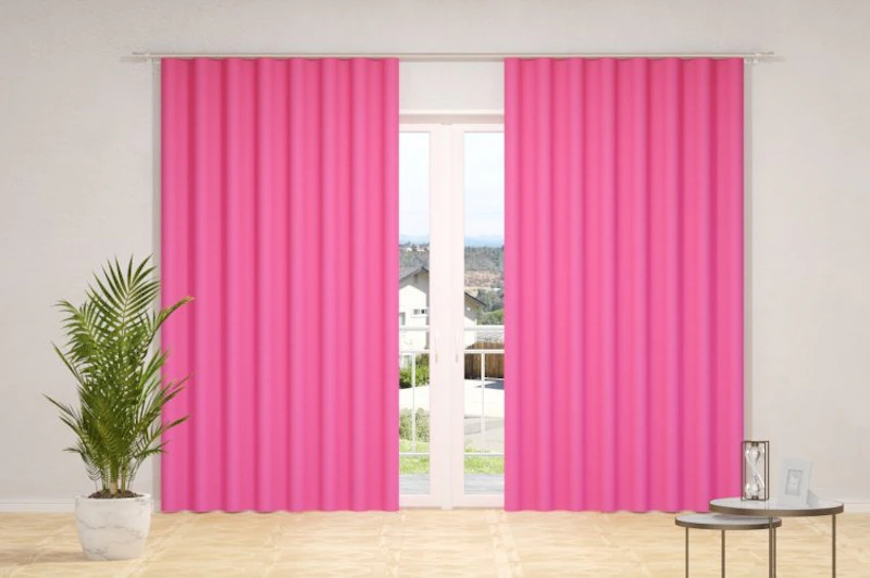 Curtain fabrics - SUNOUT, (back side of fabrics woven in white color), in 85 colors, width - 1,50 m.)