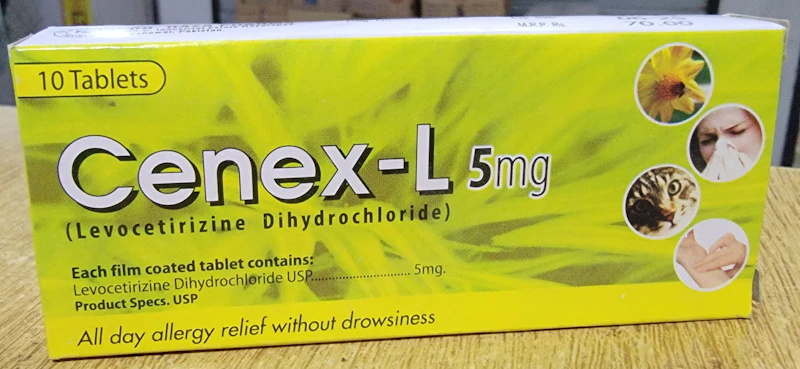 Cenex-l tab (Levocetirizine)