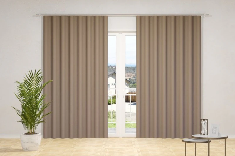 Curtain fabrics - SUNOUT, (back side of fabrics woven in white color), in 85 colors, width - 1,50 m.)