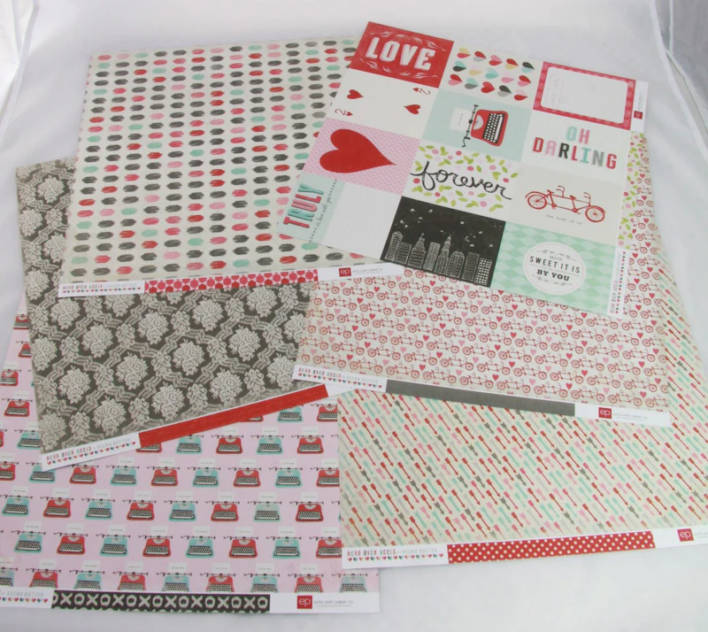 Scrapbook-Set "Head over Heels"