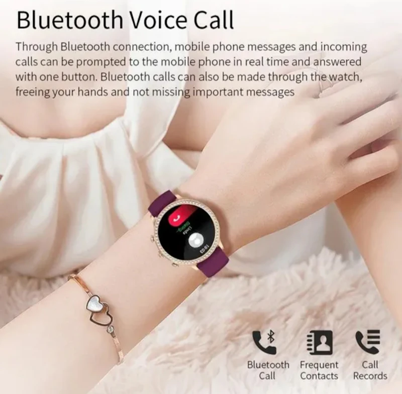 AMOLED smart watch bracelet for women