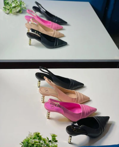 Infinity designers Shoe- Black, Gold, White, Wine - Size: 37-43