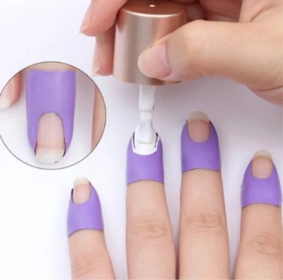 30 PCs Protection sticker Nail polish spill proof finger cover