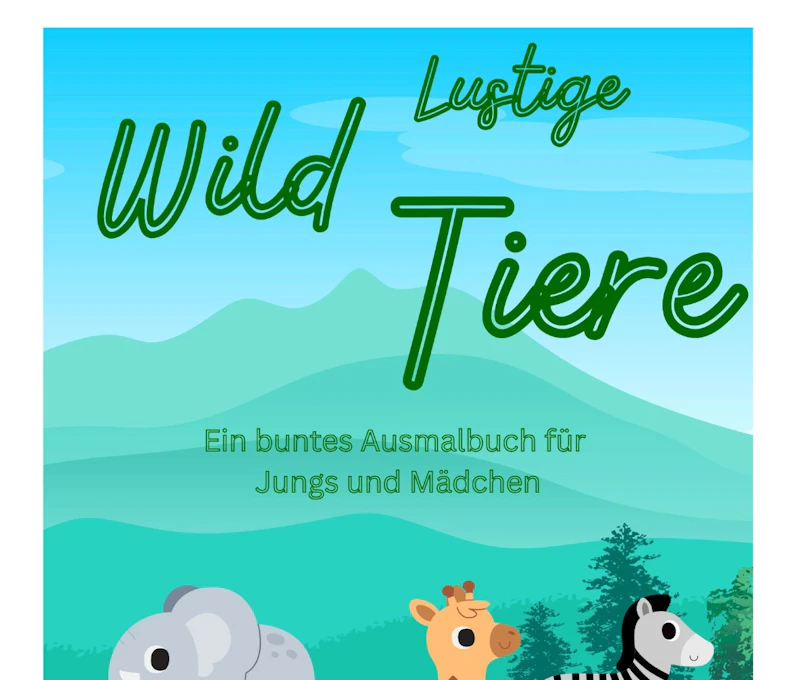 Lustige Wild Tiere