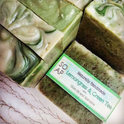 Lemongrass Green Tea & Spirulina Soap