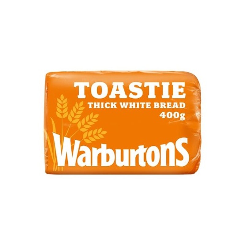 Warburtons White Toastie Bread 400g