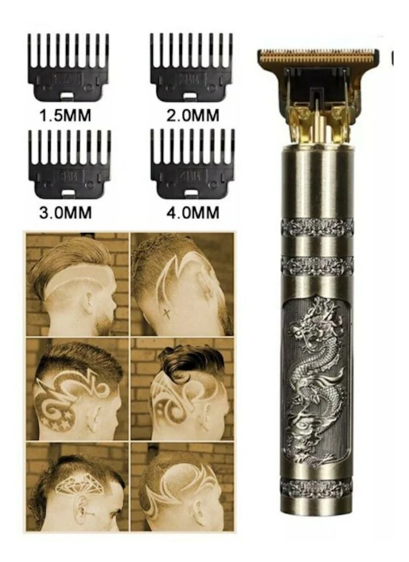 Professional T9 Trimmer Metal Shaver Mens Cordless Hair Beard Trimmer For Men Haircut Shaving Machine