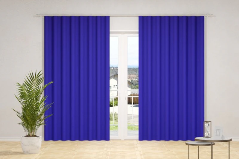 Curtain fabrics - SUNOUT, (back side of fabrics woven in white color), in 85 colors, width - 1,50 m.)