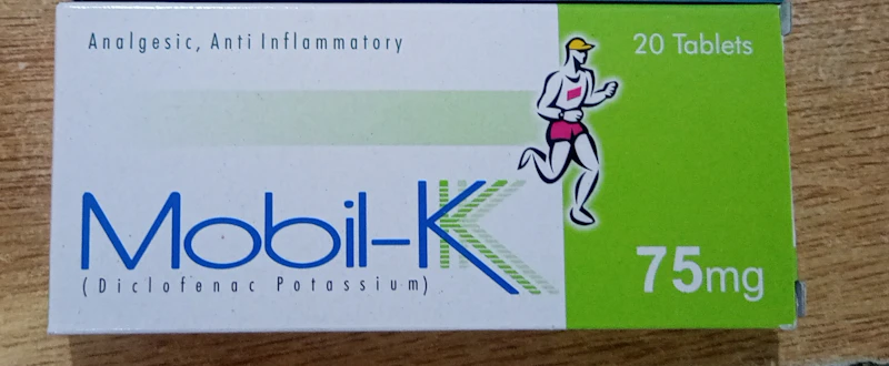 Mobil-k 75mg (Diclofenac sodium) tablet 