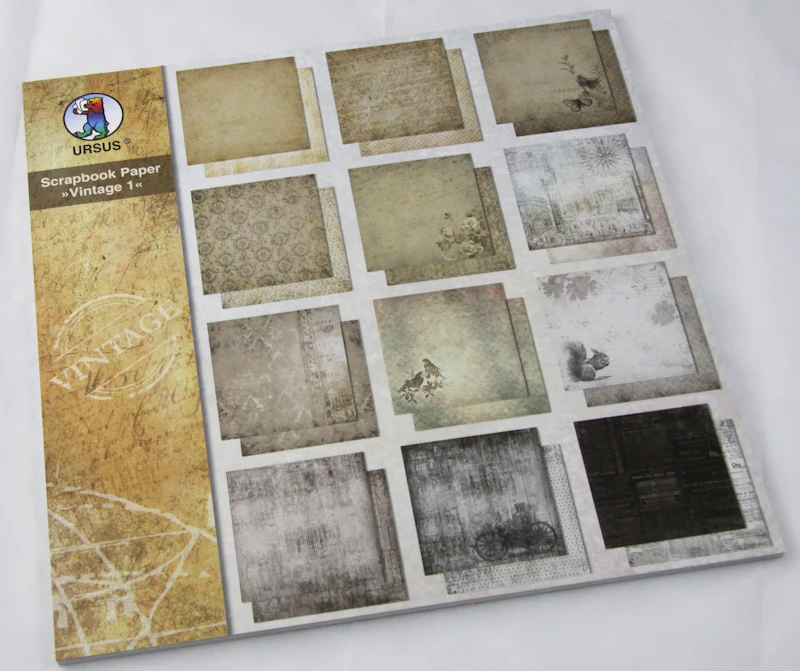 Scrapbook-Block "Vintage"