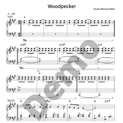 Noten: Woodpecker – Piano Solo