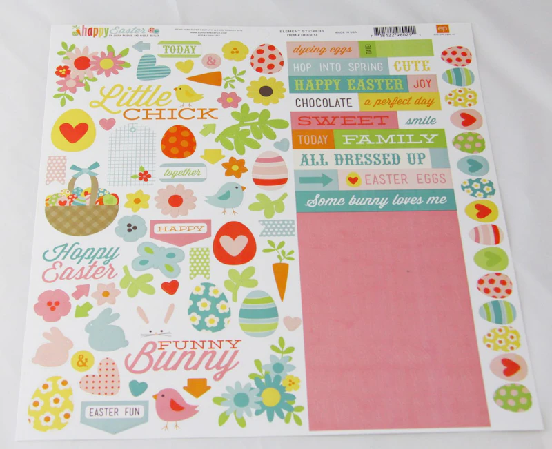 Scrapbook-Set "Happy Easter", Ostern