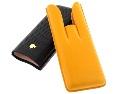 COHIBA LEATHER CIGAR CASE