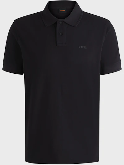 HUGO BOSS - POLO COTON PIQUÉ LOGO BRODÉ