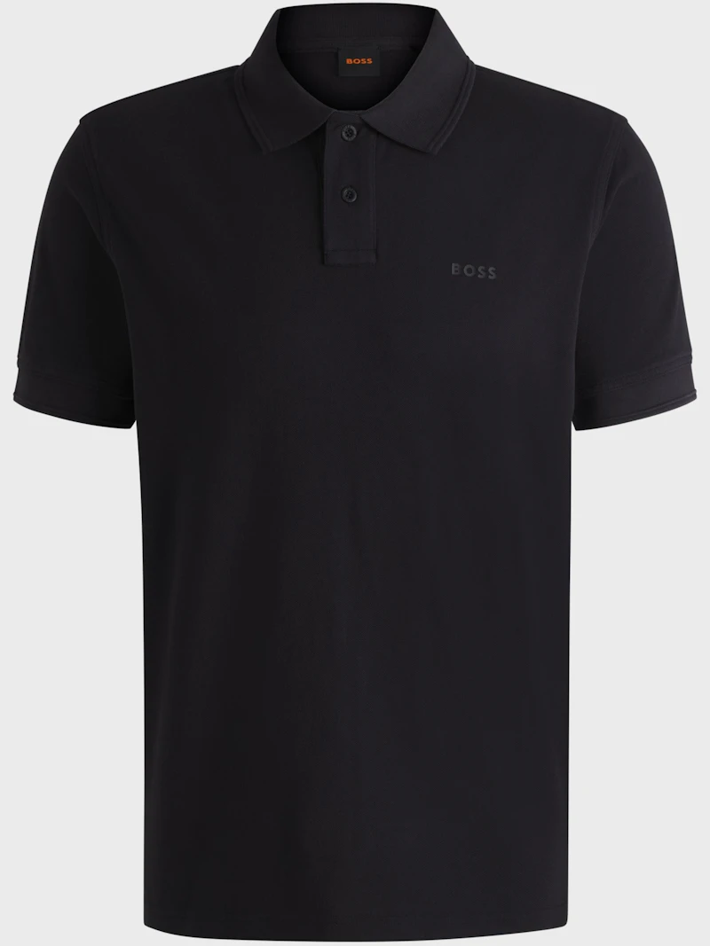 HUGO BOSS - POLO COTON PIQUÉ LOGO BRODÉ