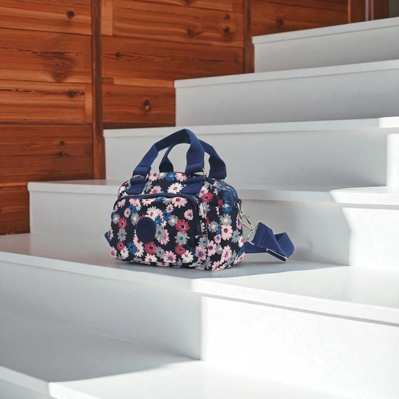 CRINKLE Printed Mini Tote Hand Bag