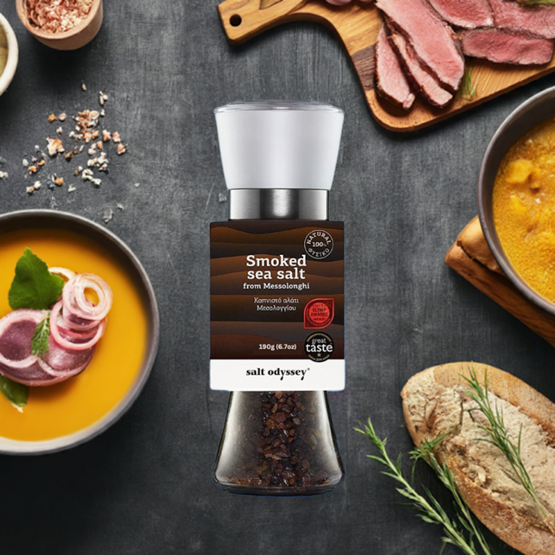 salt odyssey Smoked Sea Salt Mühle 190g