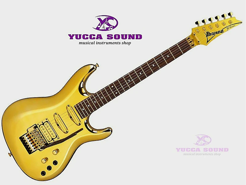 Ibanez JS2 Joe Satriani Signature Electric Guitar with DiMarzio Pickups – Gold