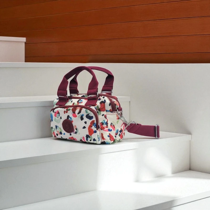 CRINKLE Printed Mini Tote Hand Bag