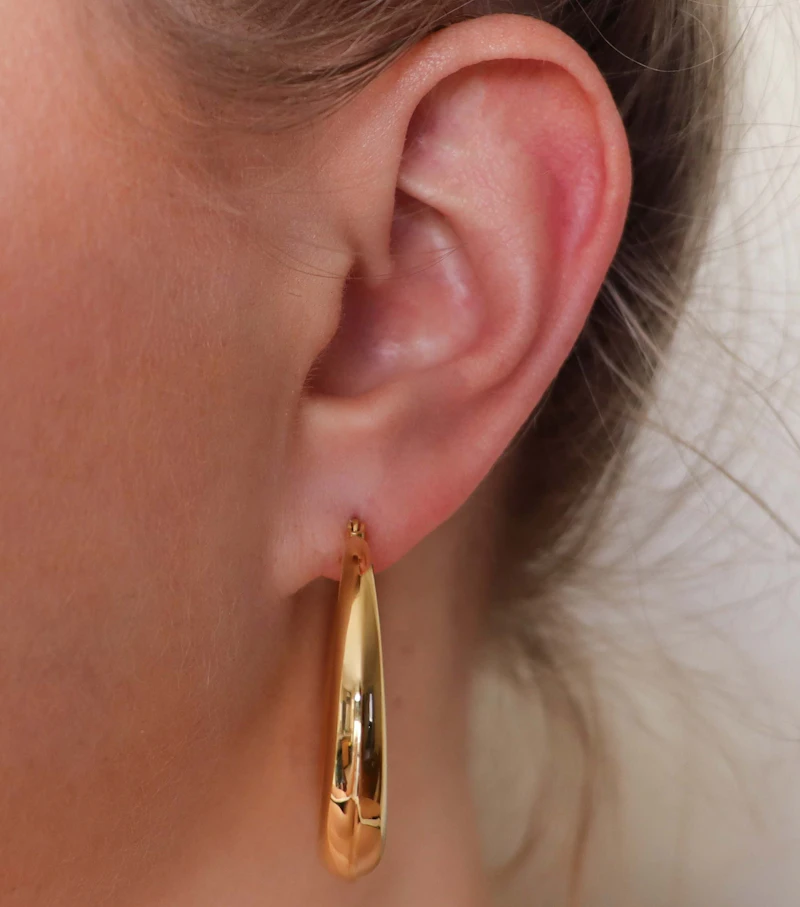 Tara Hoops - Gold
