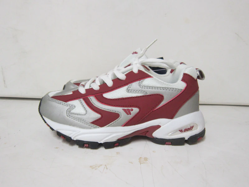 Sportschuhe Woolf silber/bordeaux Gr.32+33