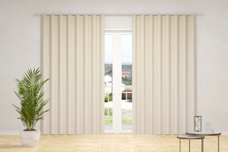 Curtain fabrics - SUNOUT, (back side of fabrics woven in white color), in 85 colors, width - 1,50 m.)